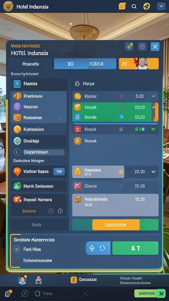 bingo101 - Tampilan antarmuka yang user-friendly.
