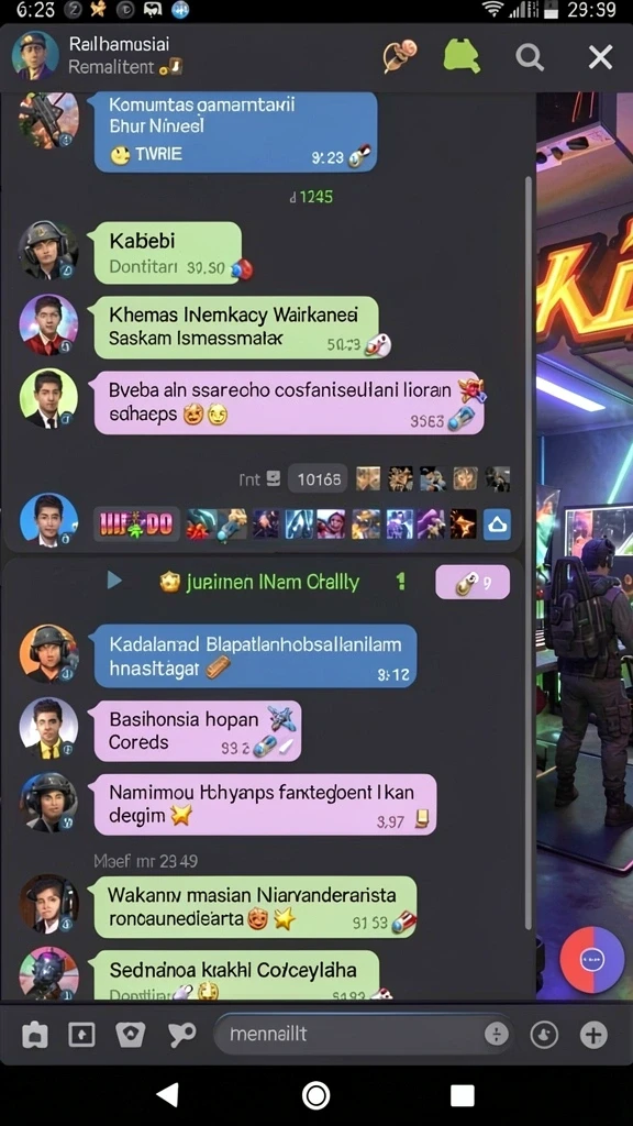 gacormax - Karakter yang dapat dikustomisasi dengan pilihan yang beragam.