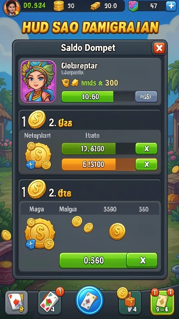 gebyar4d - Tangkapan layar saat bermain permainan kartu di GEBYAR4D.