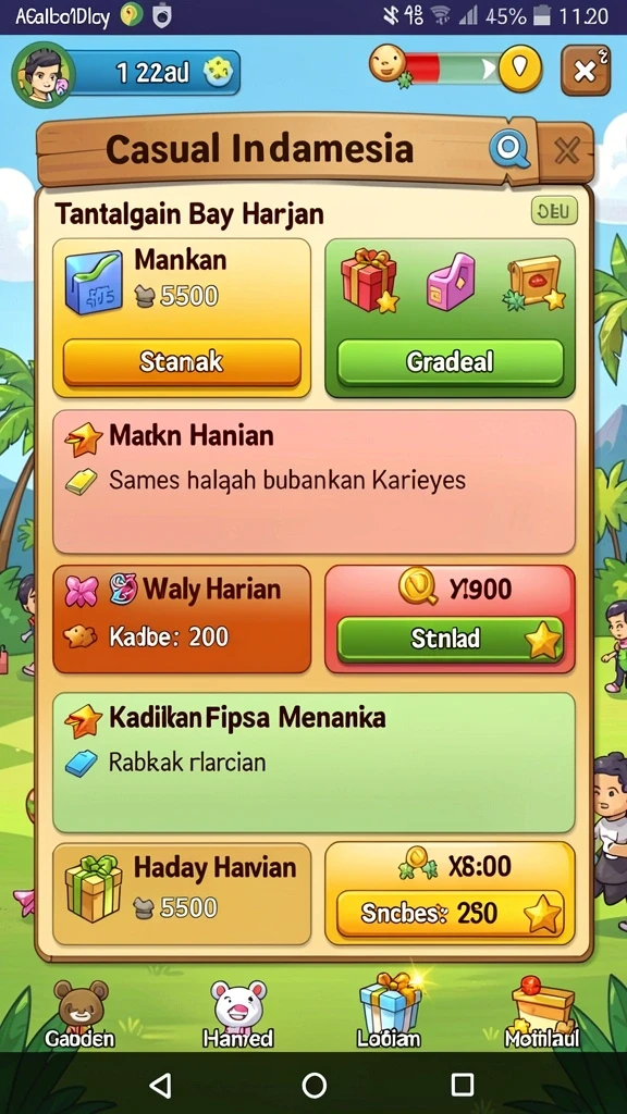 joker11 - Tampilan antarmuka yang menarik dan modern.
