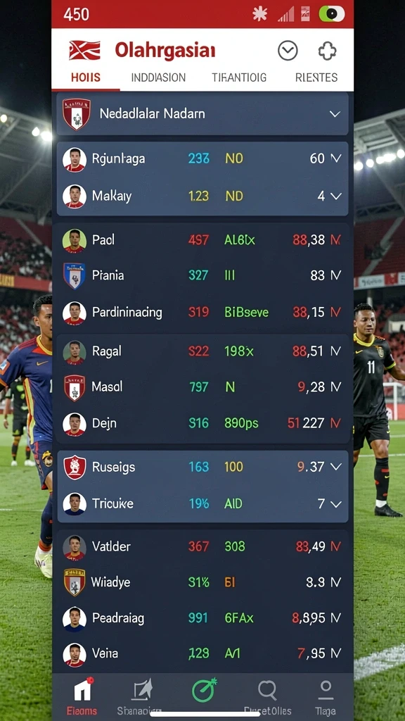 prima77 - Tampilan antarmuka yang modern dan user-friendly.